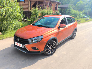 2018 Lada (ВАЗ) Vesta SW Cross I, оранжевый, 1250000 рублей, вид 1