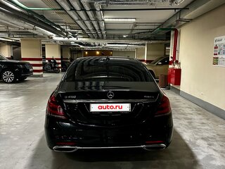 2019 Mercedes-Benz S-Класс 450 Long VI (W222, C217) Рестайлинг, чёрный, 4600000 рублей, вид 4