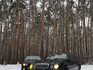 1999 Mercedes-Benz CLK-Класс 200 I (W208), синий, 299000 рублей, вид 5