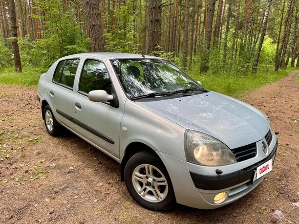 2004 Renault Symbol I Рестайлинг, синий - вид 1