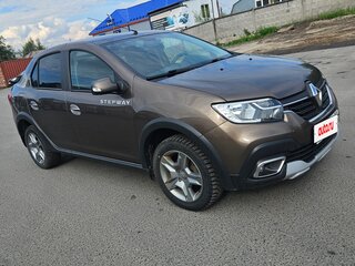 2019 Renault Logan Stepway II Рестайлинг, коричневый, 990000 рублей, вид 3