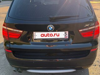2013 BMW X3 28i xDrive II (F25), чёрный, 1800000 рублей, вид 3