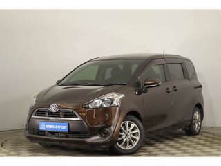 2016 Toyota Sienta II, коричневый, 1379000 рублей, вид 3