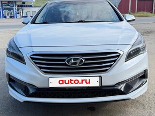 2015 Hyundai Sonata VII (LF), белый, 1400000 рублей, вид 3