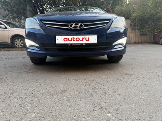 2016 Hyundai Solaris I Рестайлинг, синий, 750000 рублей, вид 3