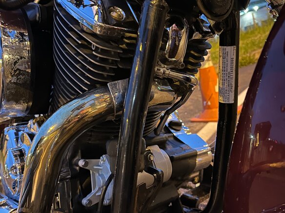 2006 Yamaha XVS1100, красный, 690000 рублей - вид 16
