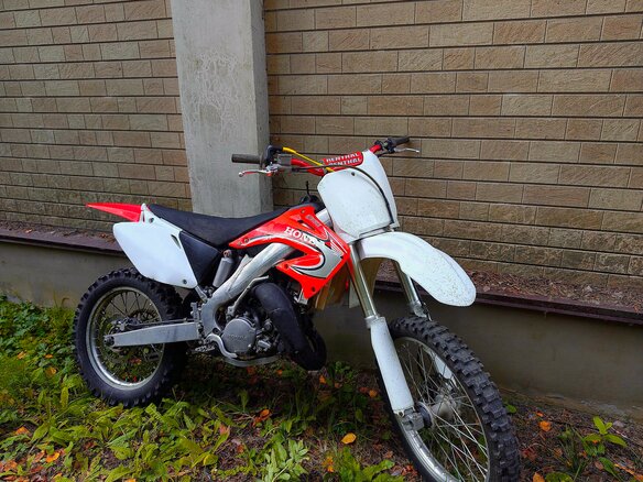 2002 Honda CR 125R, красный, 275000 рублей