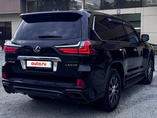 2016 Lexus LX 570 III Рестайлинг 2, чёрный, 7000000 рублей, вид 3