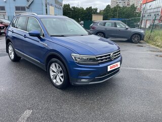 2018 Volkswagen Tiguan II, синий, 1900000 рублей, вид 3