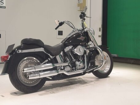 2000 Harley-Davidson Fat Boy, чёрный, 850000 рублей, вид 2