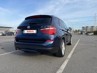 2014 BMW X3 20i xDrive II (F25) Рестайлинг, синий, 2350000 рублей, вид 2