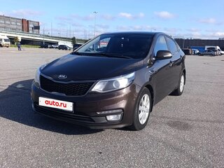 2017 Kia Rio III Рестайлинг, коричневый, 1200000 рублей, вид 1