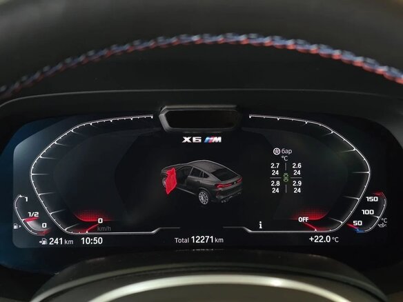 2022 BMW X6 M Competition III (F96), чёрный - вид 14