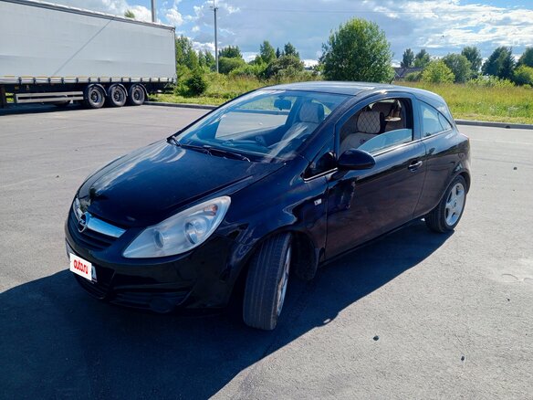 2008 Opel Corsa D, чёрный, 310000 рублей