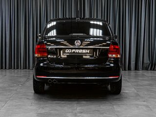 2017 Volkswagen Polo V Рестайлинг, чёрный, 1245000 рублей, вид 4
