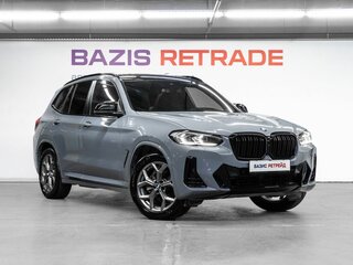 2022 BMW X3 30i xDrive III (G01) Рестайлинг, чёрный, 5150000 рублей, вид 3