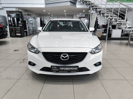 2017 Mazda 6 III (GJ) Рестайлинг, белый, 1995000 рублей, вид 2
