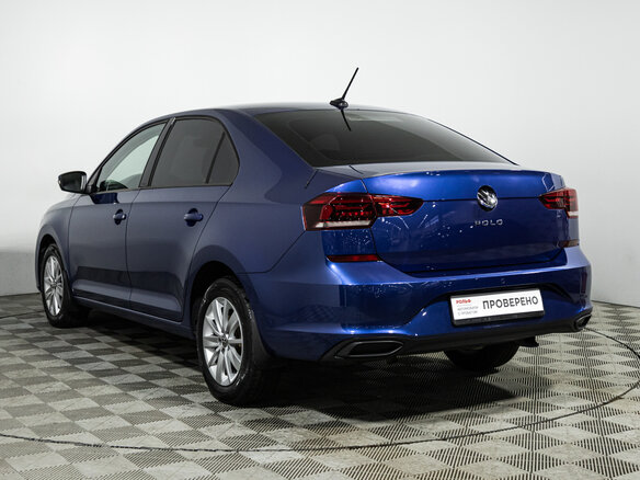 2021 Volkswagen Polo VI, синий, 1490900 рублей - вид 6
