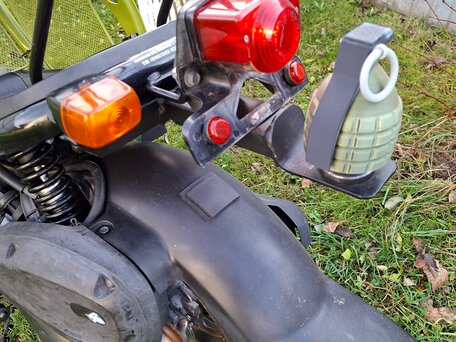 2007 Honda Zoomer, зелёный, 120000 рублей, вид 4