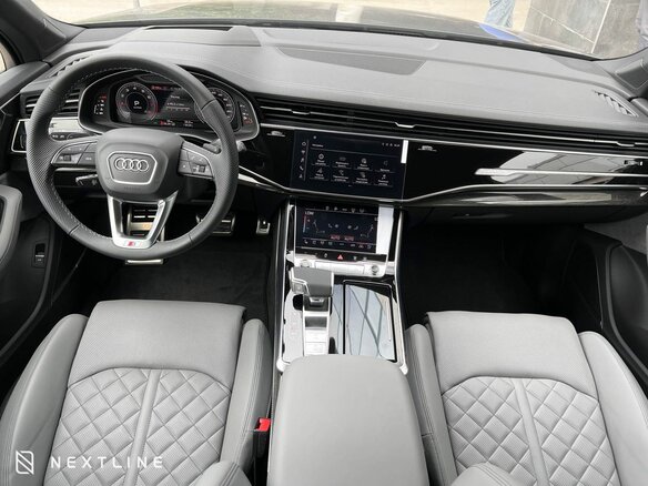 2025 Audi Q7 45 TFSI II (4M) Рестайлинг 2, синий, 11890000 рублей - вид 9