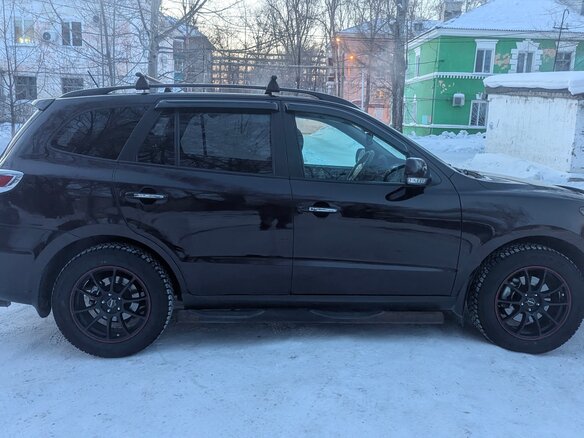 2012 Hyundai Santa Fe II Рестайлинг, пурпурный, 1350000 рублей - вид 5