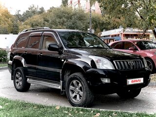2008 Toyota Land Cruiser Prado 5-speed 120 Series Рестайлинг, чёрный, 2150000 рублей, вид 4