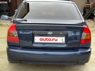 2007 Hyundai Accent ТагАЗ II, синий, 300000 рублей, вид 4