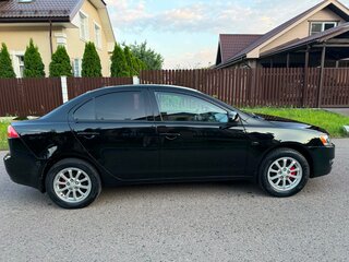 2012 Mitsubishi Lancer X Рестайлинг, чёрный, 669000 рублей, вид 4