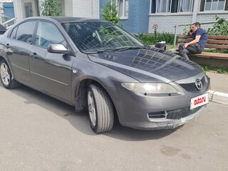2006 Mazda 6 I (GG) Рестайлинг, серый, 260000 рублей, вид 2