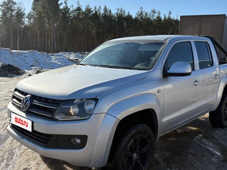 2012 Volkswagen Amarok, серебристый, 1650000 рублей, вид 3