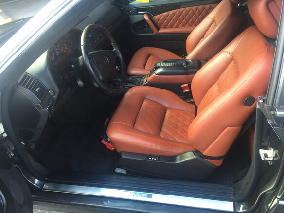 1995 Mercedes-Benz CL-Класс 600 I (C140), чёрный - вид 8