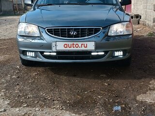 2007 Hyundai Accent ТагАЗ II, серый, 380000 рублей, вид 3