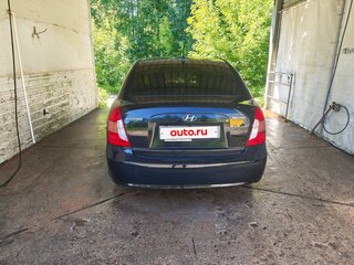2007 Hyundai Verna II, чёрный, 300000 рублей, вид 4