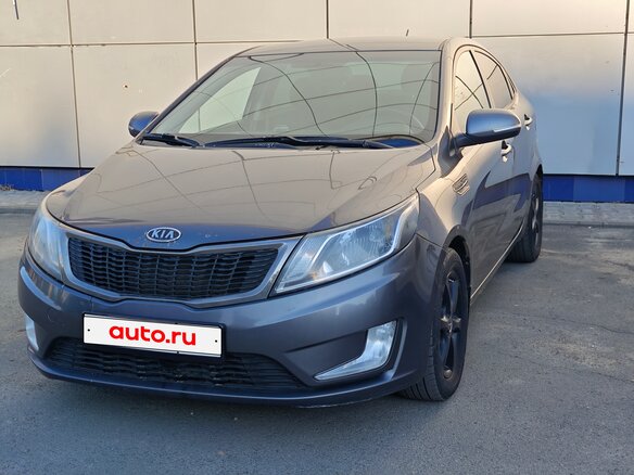 2012 Kia Rio 4-speed III, серый, 680000 рублей - вид 1