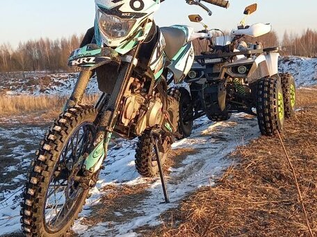 2018 Kayo Basic YX125, голубой, 70000 рублей, вид 3