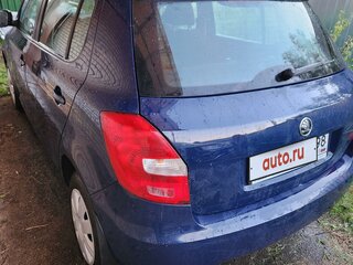 2014 Skoda Fabia II Рестайлинг, синий, 580000 рублей, вид 2