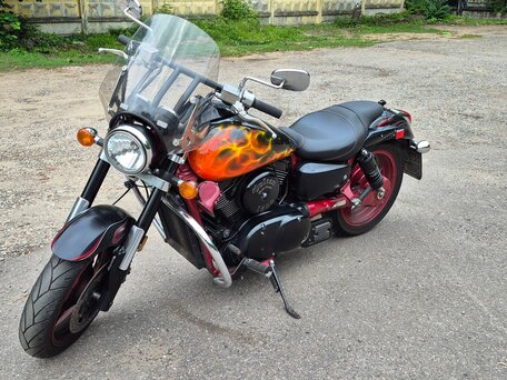 2007 Kawasaki VN1600 Vulcan, чёрный, 560000 рублей, вид 1