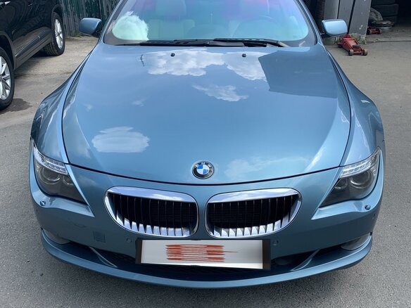 2008 BMW 6 серии 630i II (E63/E64) Рестайлинг, голубой - вид 20