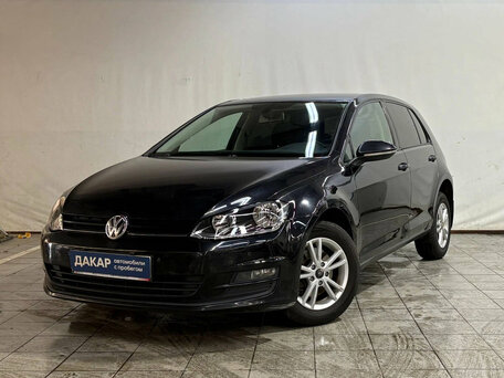 2013 Volkswagen Golf VII, чёрный, 760000 рублей, вид 2