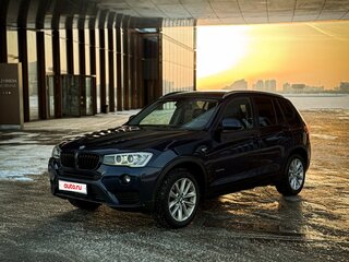 2014 BMW X3 28i xDrive II (F25) Рестайлинг, синий, 2200000 рублей, вид 2