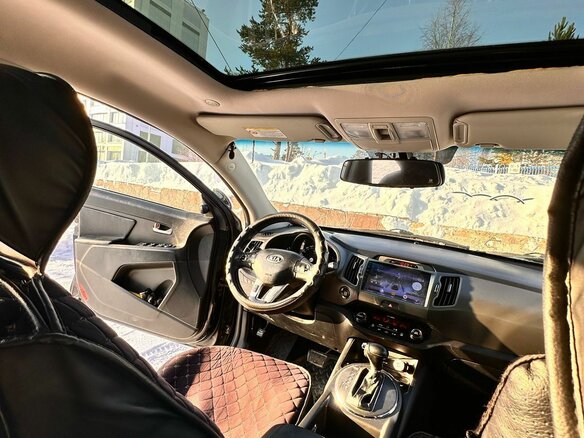 2012 Kia Sportage III, чёрный, 1300000 рублей - вид 7