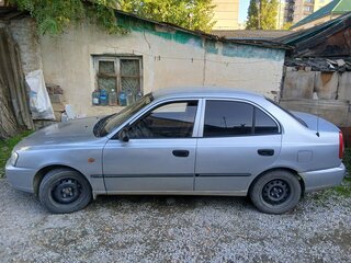 2007 Hyundai Accent ТагАЗ II, серебристый, 390000 рублей, вид 5