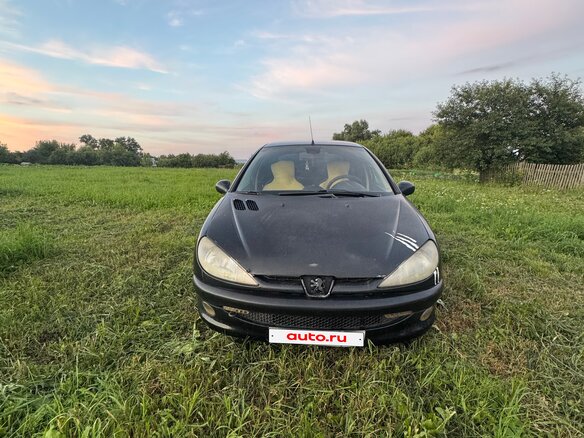 2005 Peugeot 206, чёрный