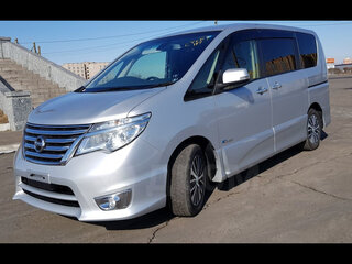2015 Nissan Serena IV (C26), серебристый, 1650000 рублей, вид 1