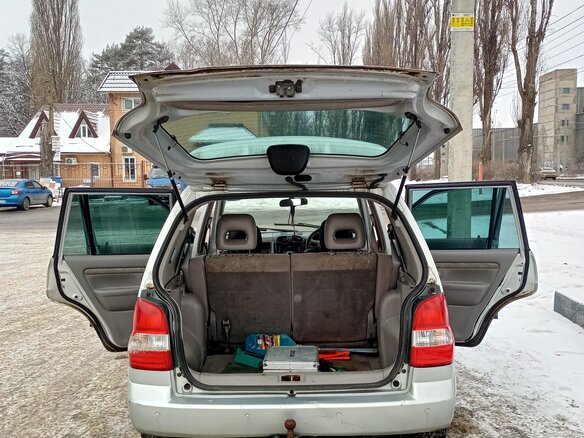 2000 Mazda Demio I (DW), серый, 365000 рублей - вид 13