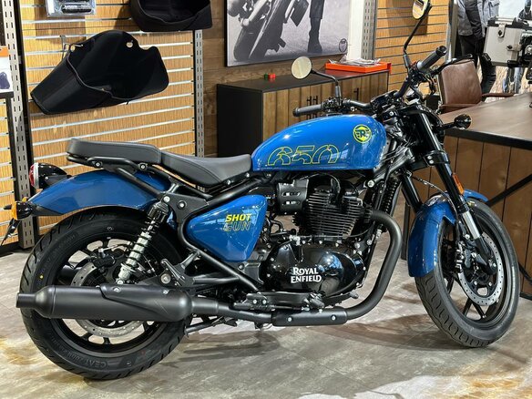 2025 Royal Enfield Shotgun, синий, 710000 рублей - вид 18