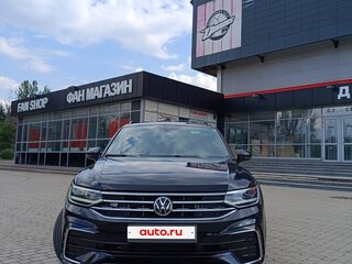 2021 Volkswagen Tiguan Allspace II Рестайлинг, чёрный, 3490000 рублей, вид 3