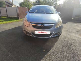2008 Opel Corsa D, голубой, 380000 рублей, вид 2