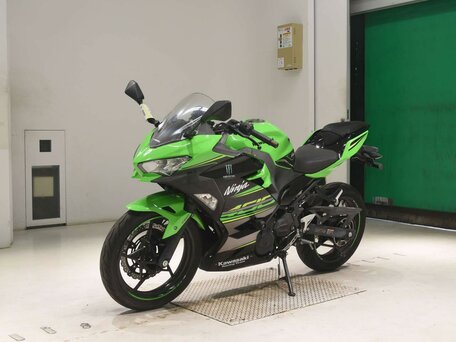 2019 Kawasaki Ninja 400, зелёный, 599000 рублей, вид 4