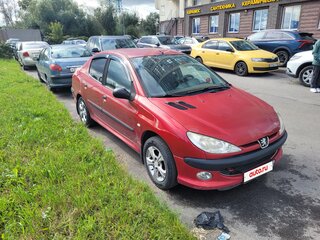 2009 Peugeot 206, красный, 280000 рублей, вид 2